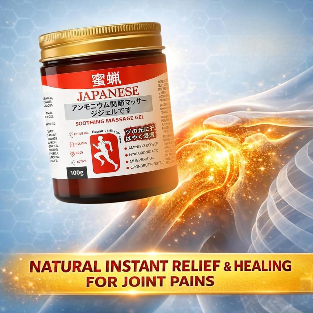 Japanese Instant Pain Relief Soothing Massage Gel (Buy 1 Get 1 Free)