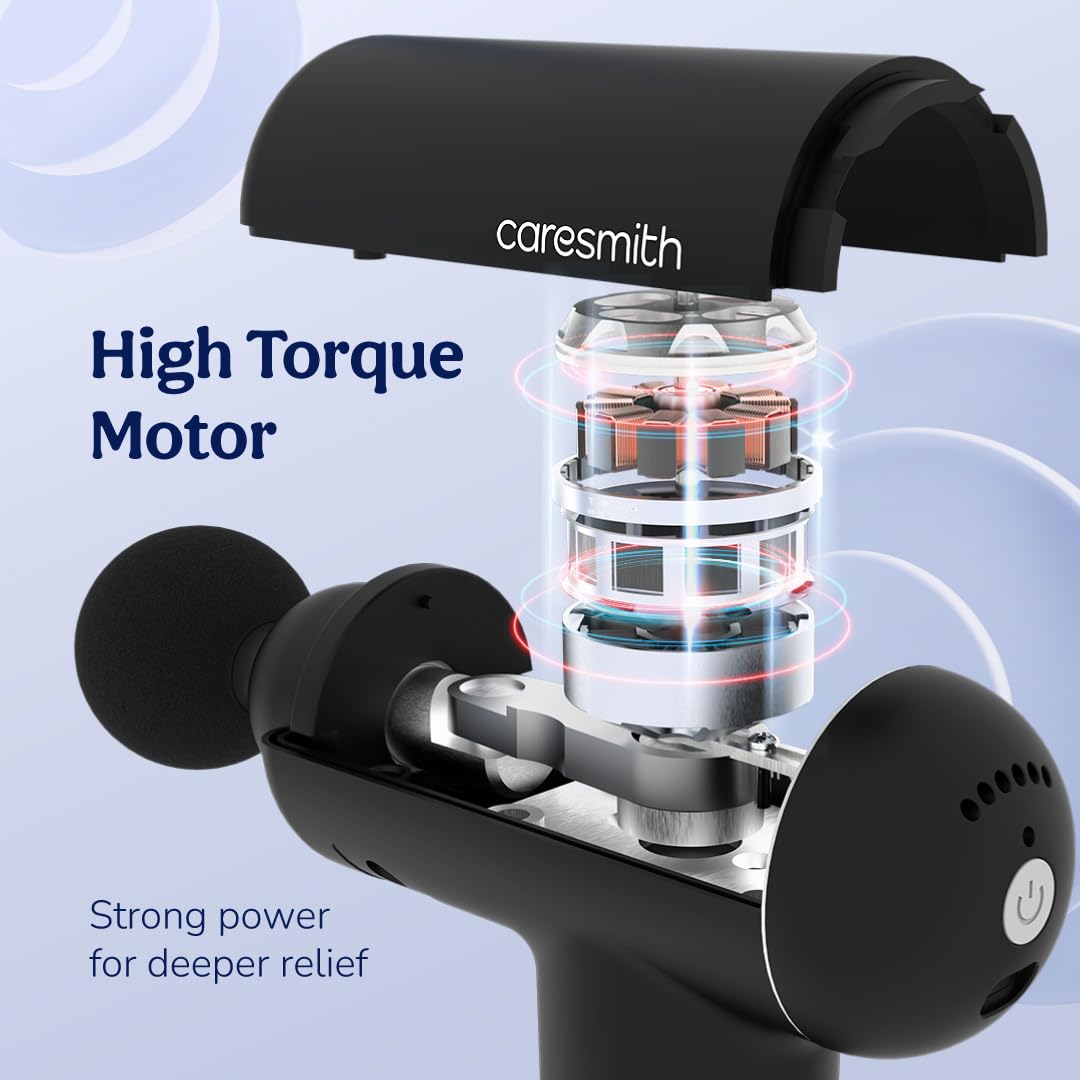 Full Body Deep Tissue Massage Gun for Muscle Recovery & Pain Relief
