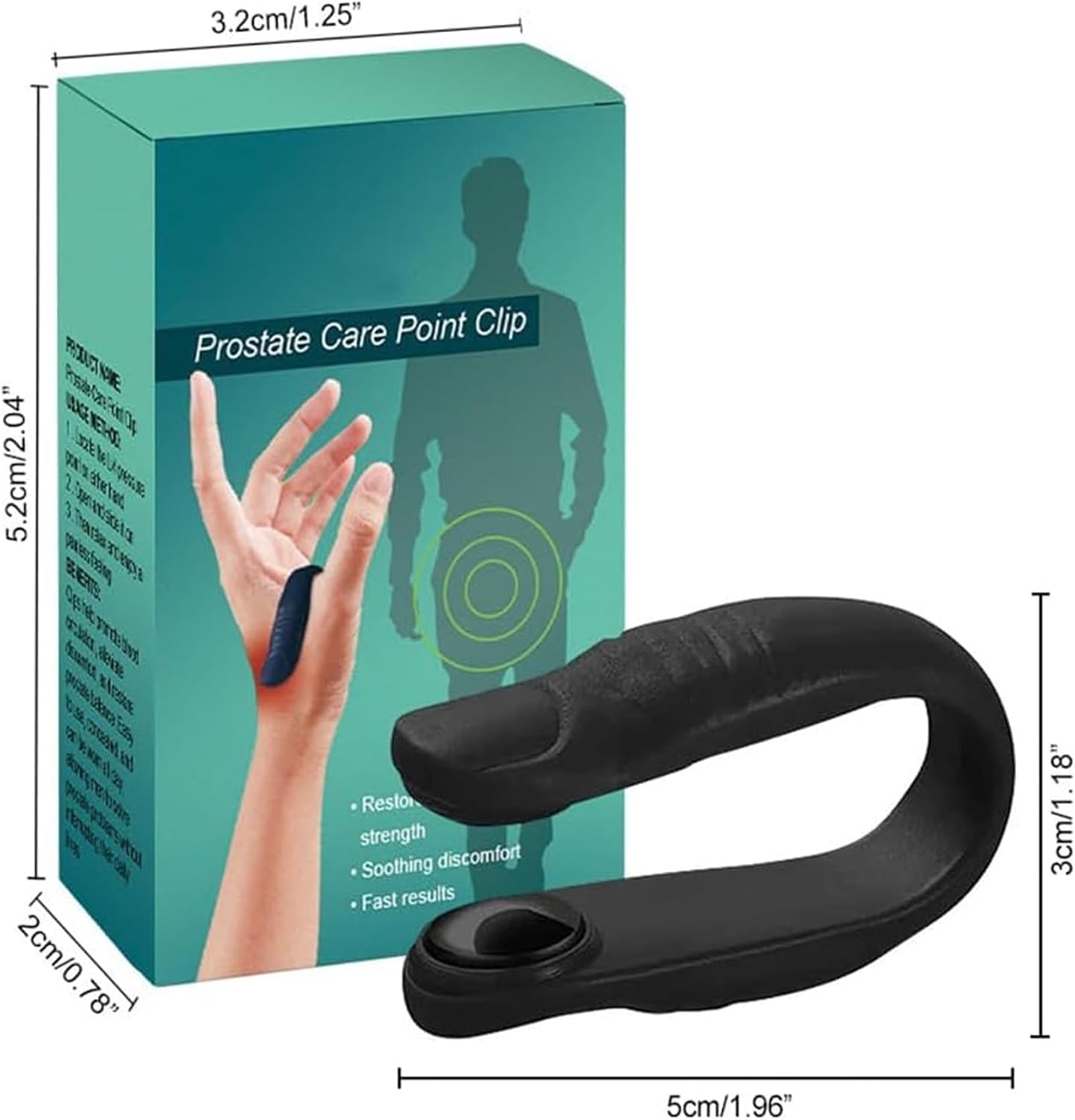 Acupressure Relief Hand Clip (Pack of 2)