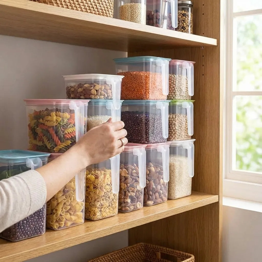 Unbreakable Kitchen Storage Baskets (Pack of 6)