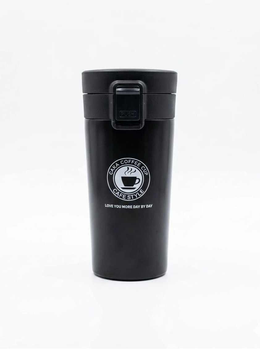 Vacuum Insulated Travel Mug | 304 Stainless Steel Thermal Insulation Cup with Leakproof Flip Lid & Tea Filter
