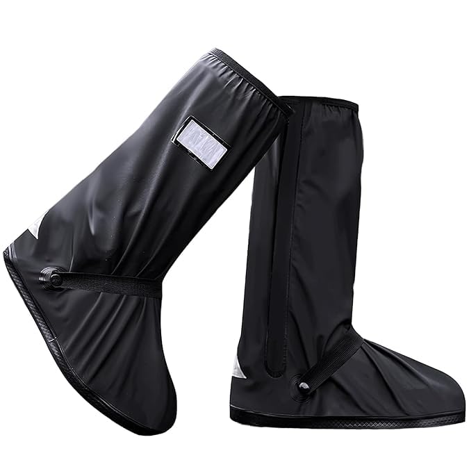 Waterproof Shoe Covers - High-Tube Rain & Mud Protector Boot Sleeves