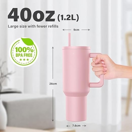 1200 ml Stainless Steel Travel Tumbler with Handle