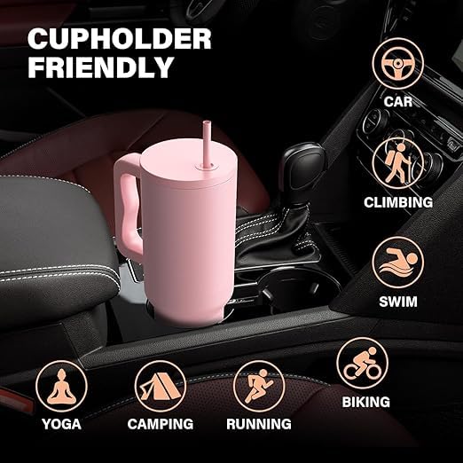 1200 ml Stainless Steel Travel Tumbler with Handle