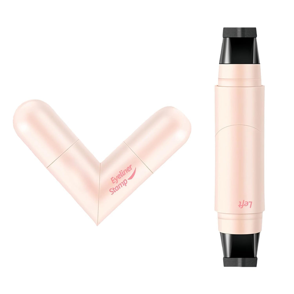 Starlight Wing | 2-in-1 Winged Eyeliner Stamp & Liquid Liner Pen | Waterproof Smudge-Proof Matte Black Format | Perfect Winged Cat Eye Makeup Tool