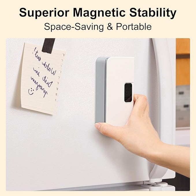MagSeal 2-in-1 Rechargeable Mini Bag Sealer | Digital Display Heat Sealing Machine with Rebounding Safety Cutter & Magnetic Base | Portable Handheld Food Saver