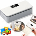MagSeal 2-in-1 Rechargeable Mini Bag Sealer | Digital Display Heat Sealing Machine with Rebounding Safety Cutter & Magnetic Base | Portable Handheld Food Saver