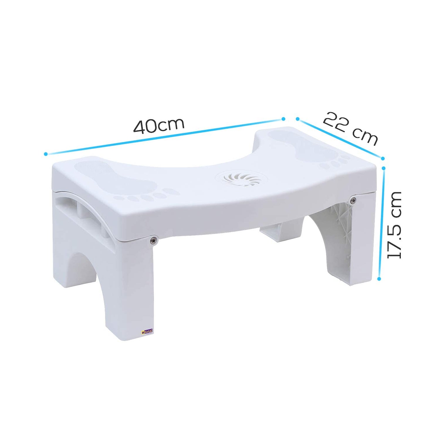 Foldable Bathroom Toilet Stool for Natural Posture