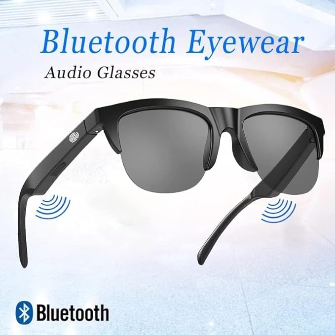 Wireless Bluetooth Sunglasses - Smart Audio Eyewear with HiFi Dual Speakers