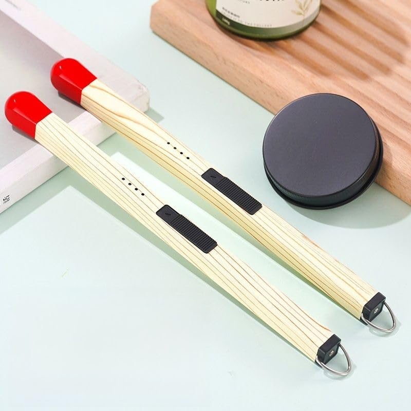 Electric Matchstick Lighter - Windproof USB Arc Igniter for Kitchen & Candles