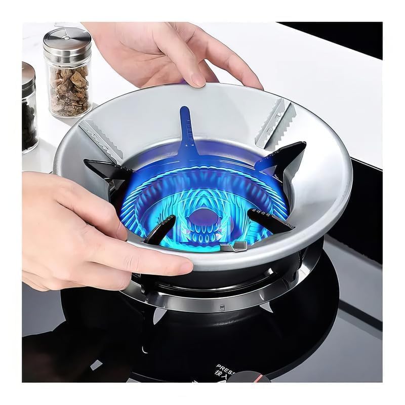 Stainless Steel Gas Saver Burner Stand (Pack of 2)