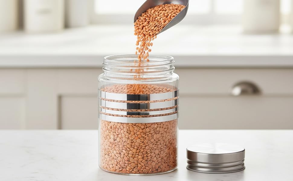Premium Silver Line Airtight Kitchen Jar & Container Set (Pack of 24)