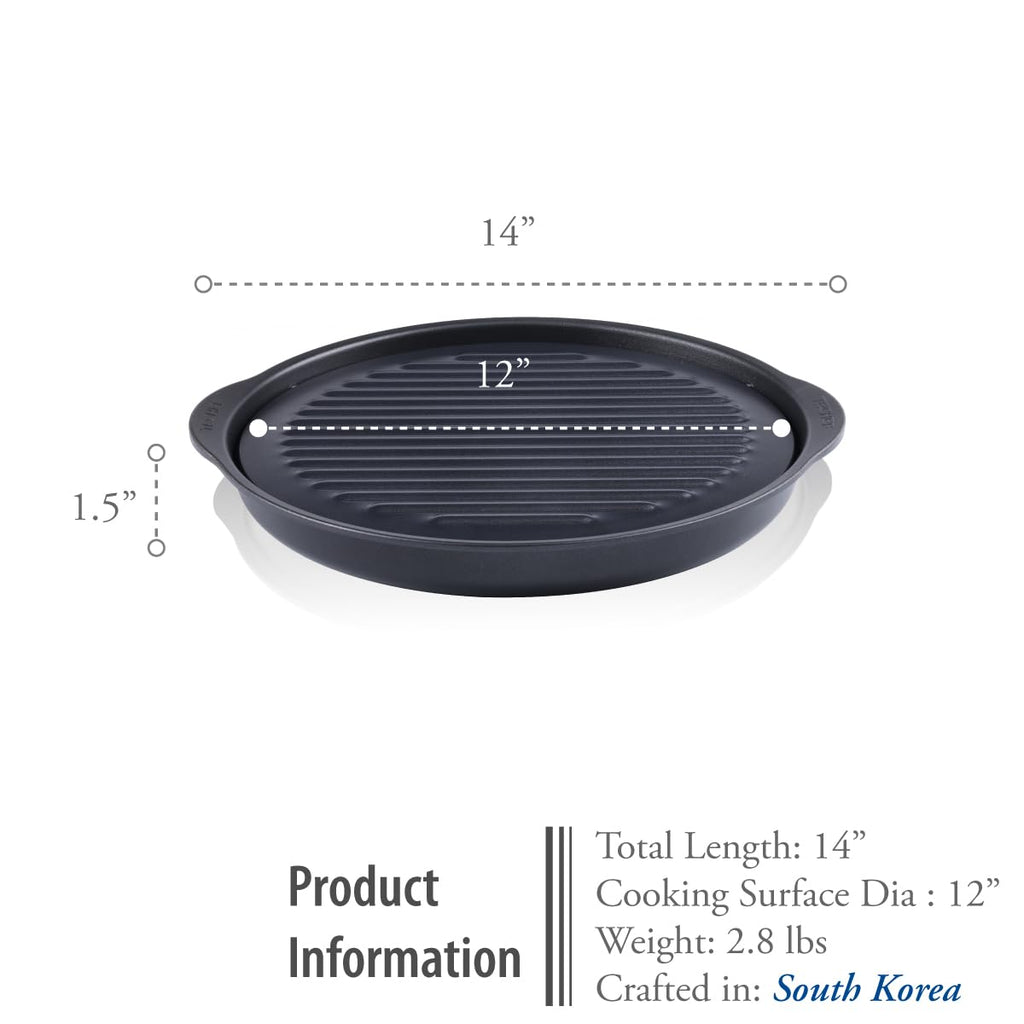 Non-Stick Smokeless Indoor Gas Stove Grill Pan