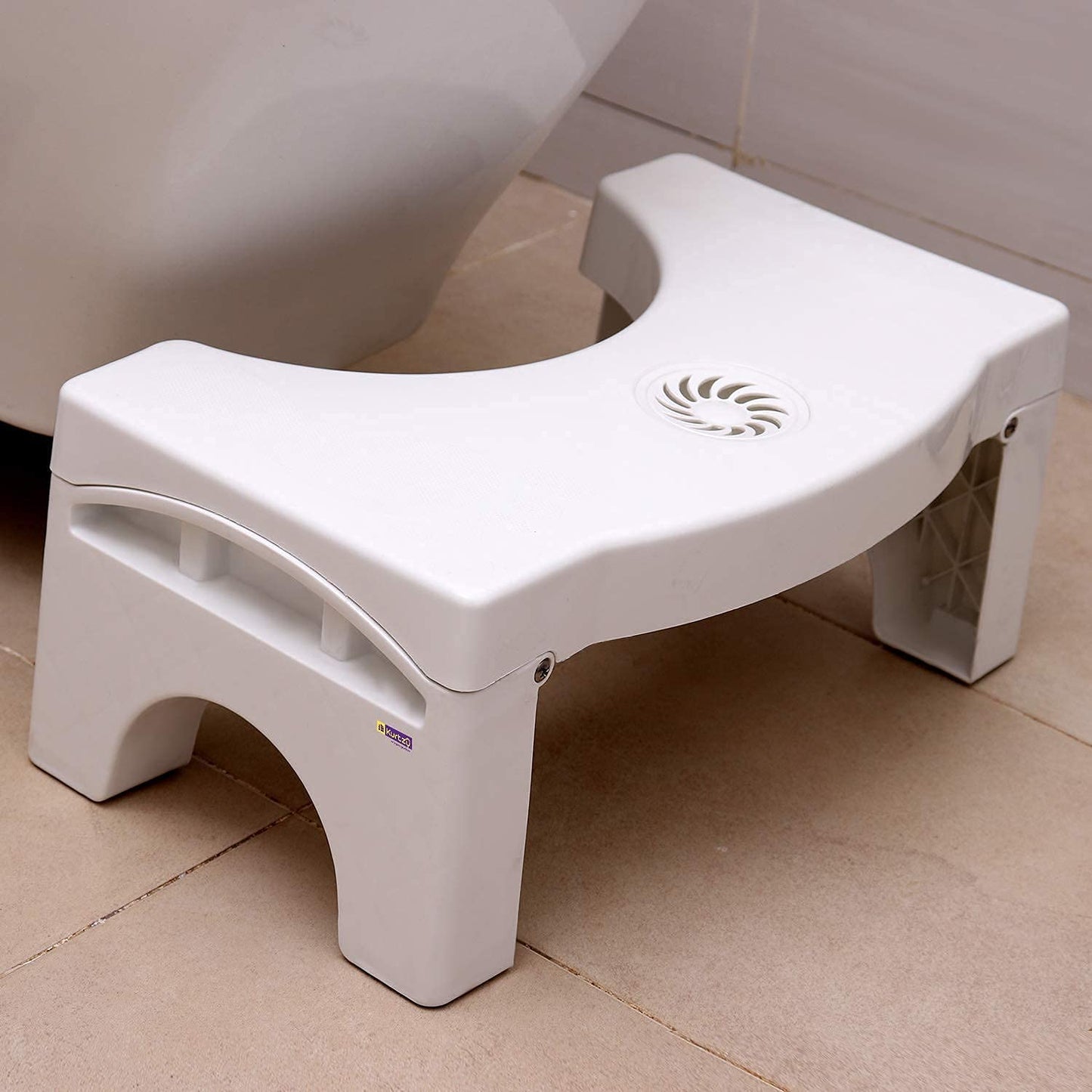 Foldable Bathroom Toilet Stool for Natural Posture