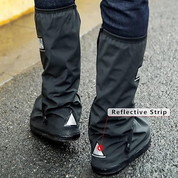 Waterproof Shoe Covers - High-Tube Rain & Mud Protector Boot Sleeves