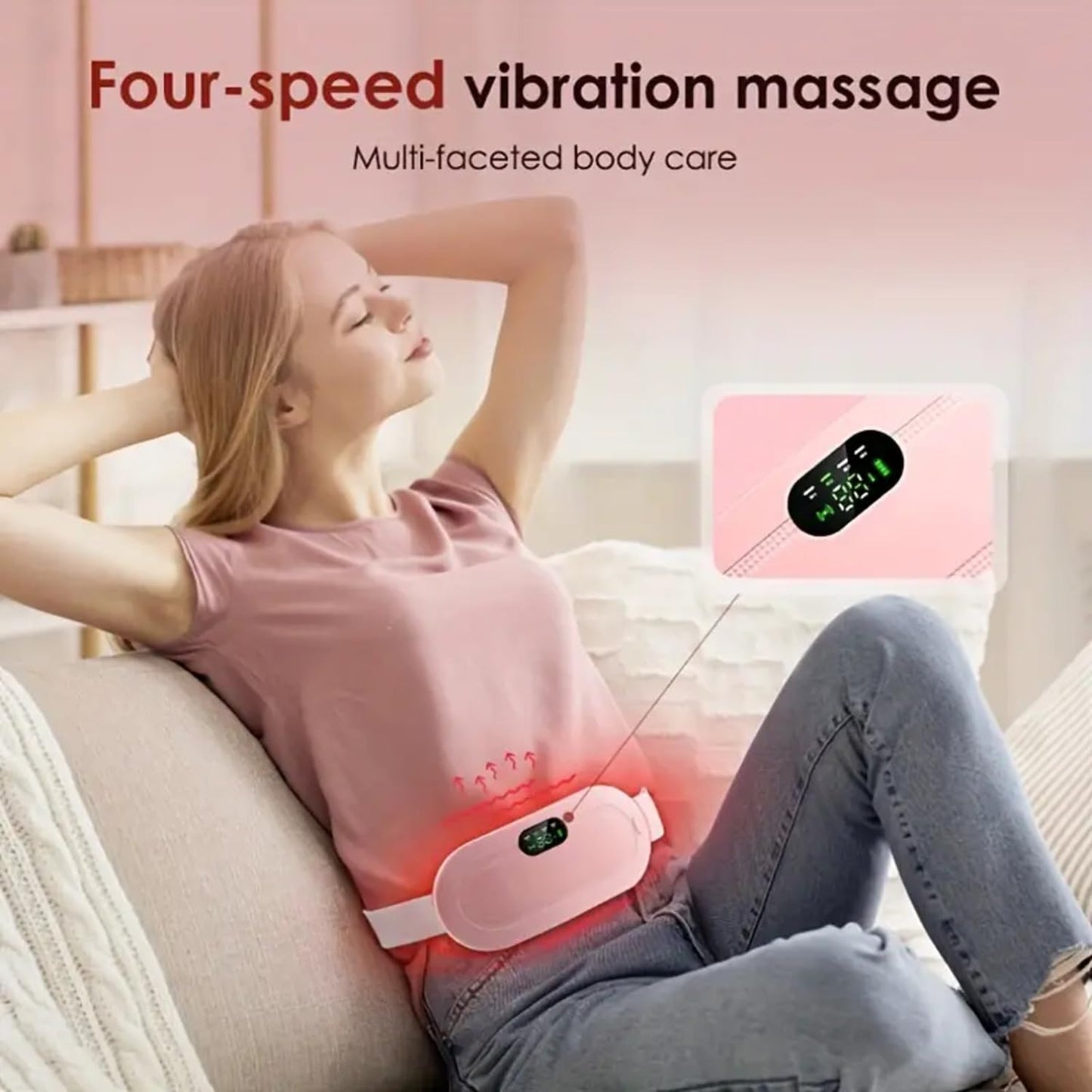 Period Cramp Relief Heating Belt