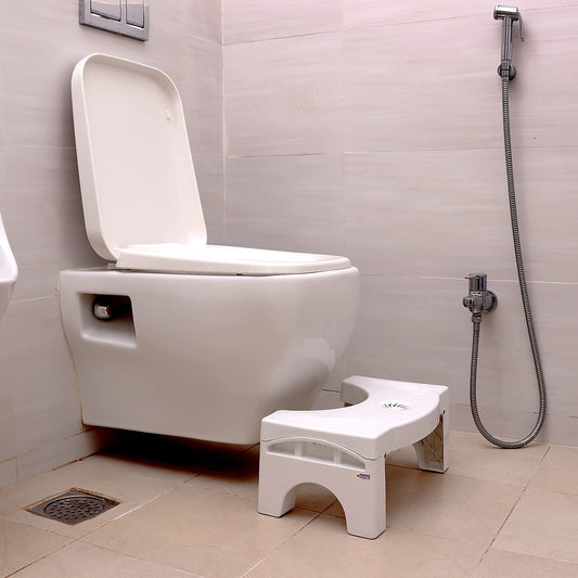 Foldable Bathroom Toilet Stool for Natural Posture