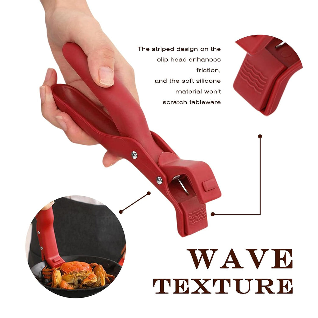 Anti-Scald Hot Dish and Bowl Gripper Clip for Kitchen
