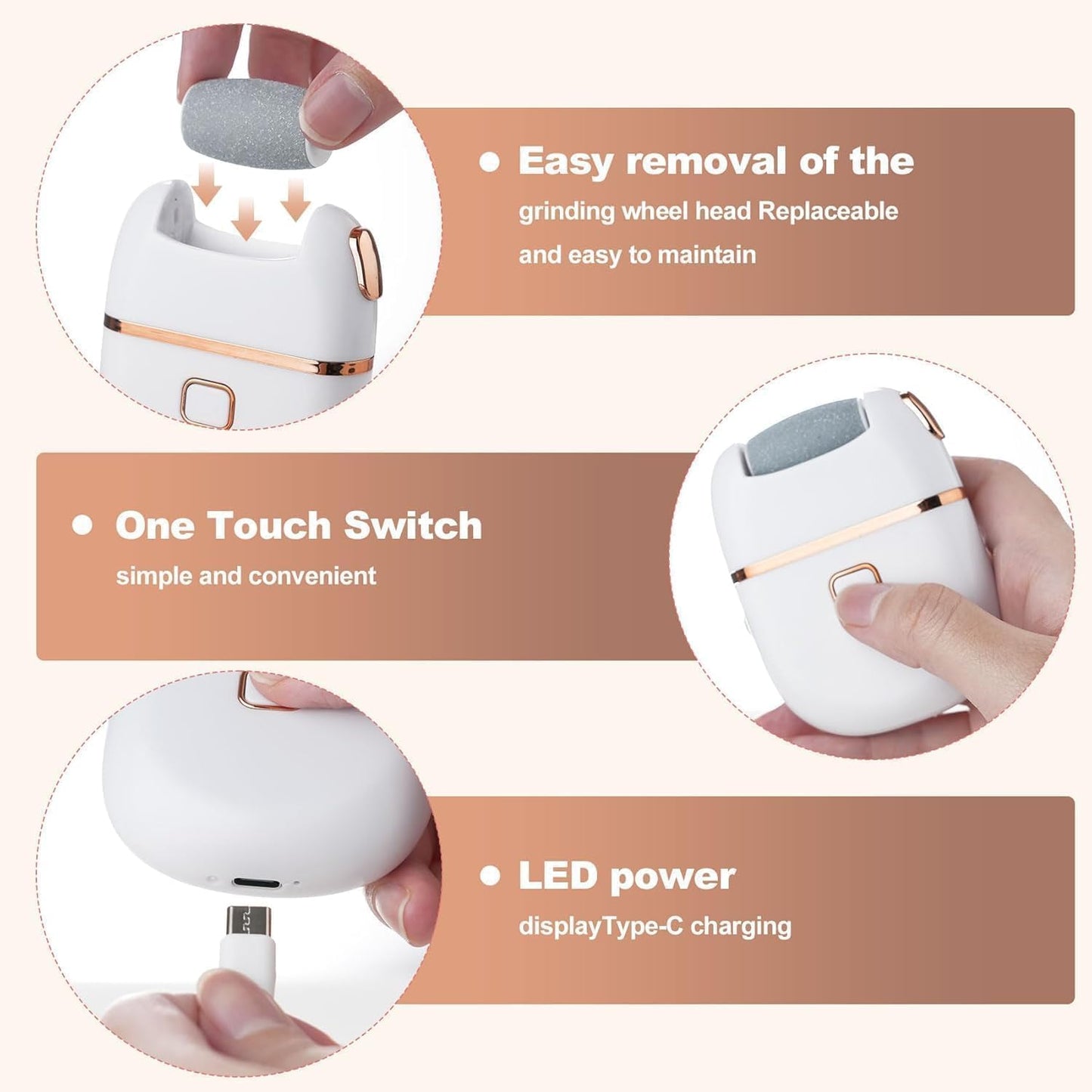 Electric Foot Callus & Dead Skin Remover