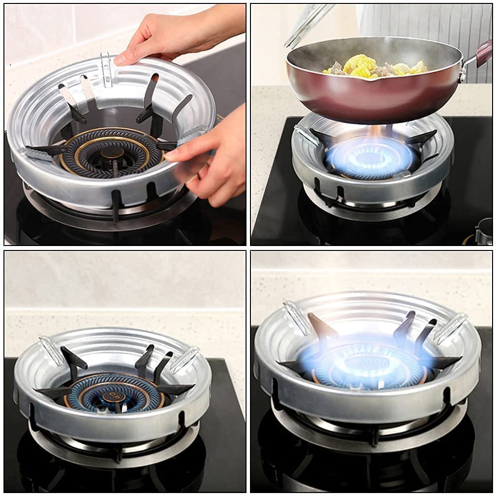 Stainless Steel Gas Saver Burner Stand (Pack of 2)