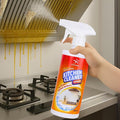 CleanoMax Degreaser Kitchen Cleaner Spray | Heavy Duty Oil and Tough Grease Stain Remover for Chimney Stove Exhaust Fan | 500ml