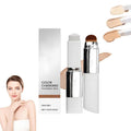 Silk Fusion Cream | Color Changing Foundation Stick with Built-in Brush | Easy Twist-Up Format | Flawless Tone-Matching Complexion