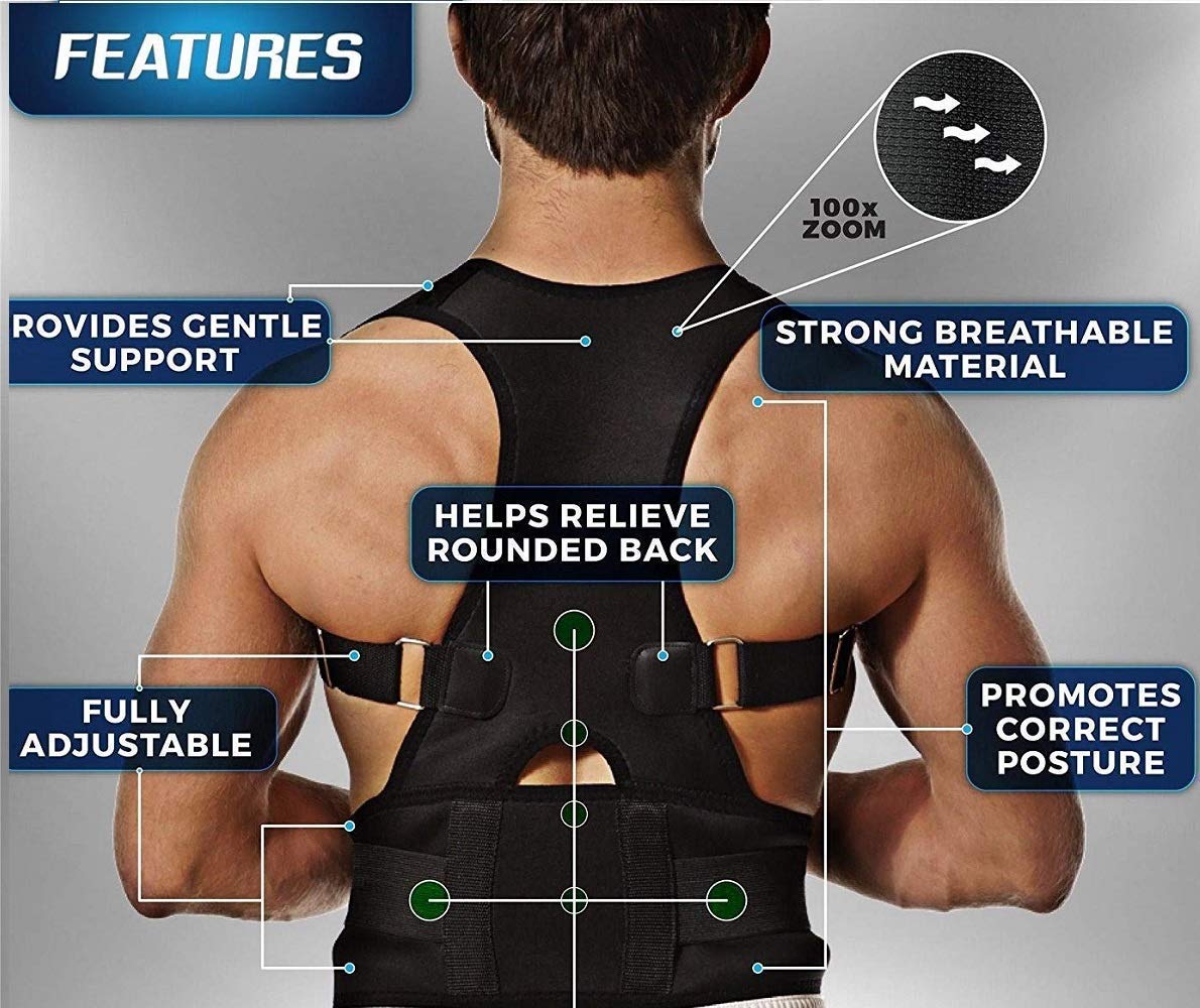 Posture Corrector Belt Unisex - Back Support & Pain Relief