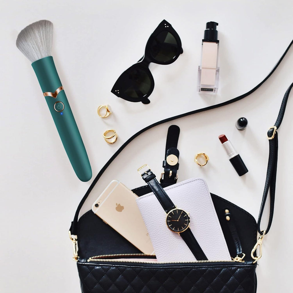 Electric Makeup Brush | Automatic High-Frequency Vibration Blending Tool | Type-C Rechargeable Liquid Foundation & Powder Blender