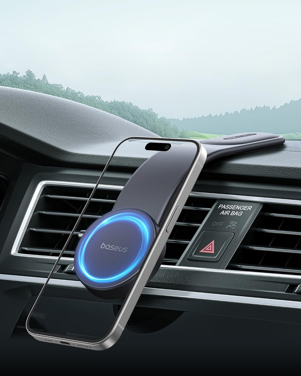Magnetic Car Phone Holder - Baseus Ultra-Mini Flexible Mount