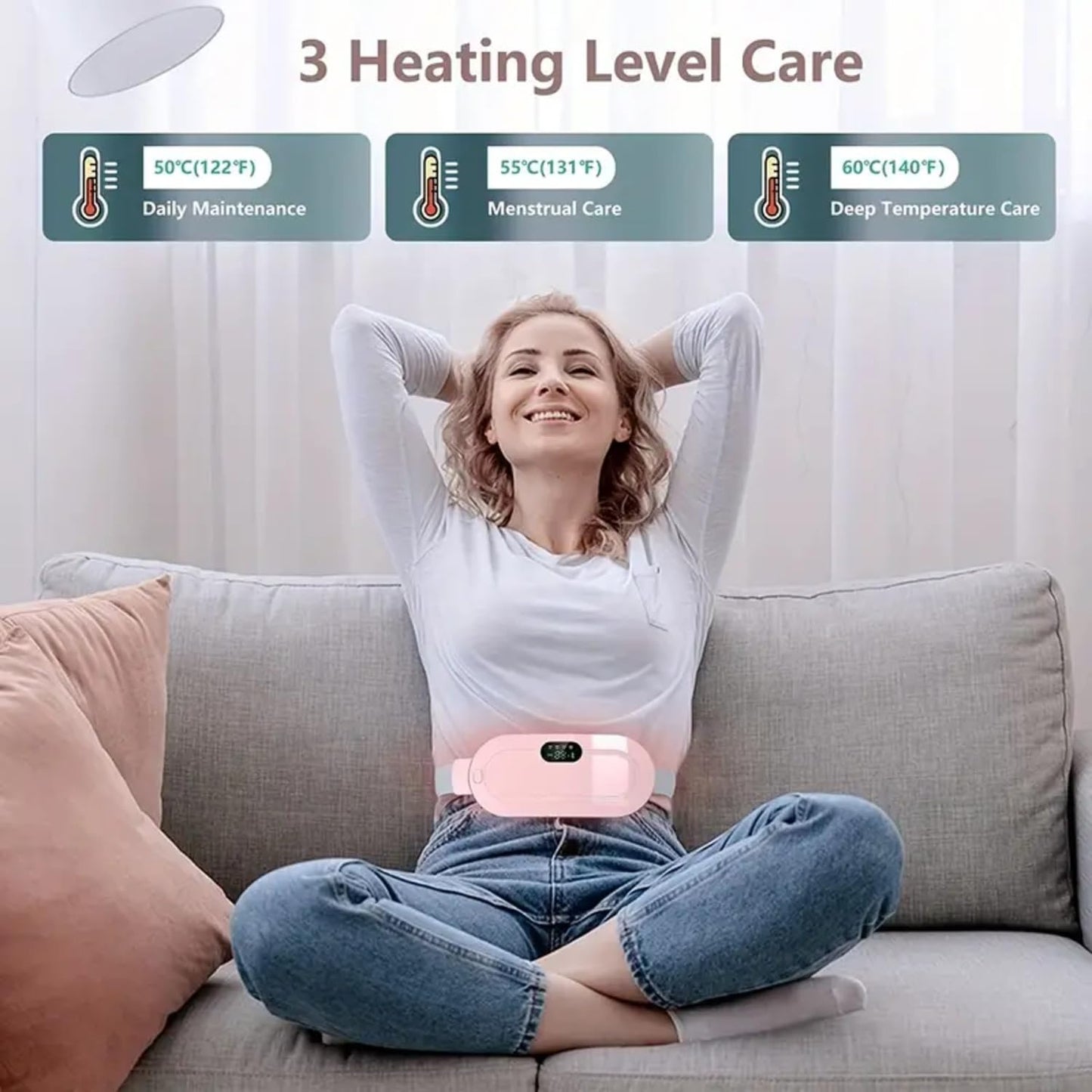 Period Cramp Relief Heating Belt