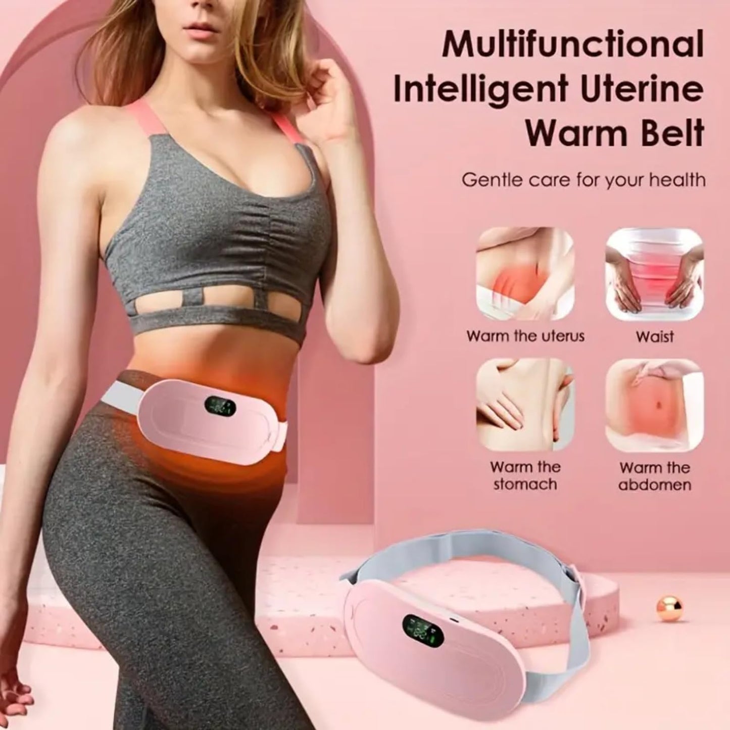 Period Cramp Relief Heating Belt