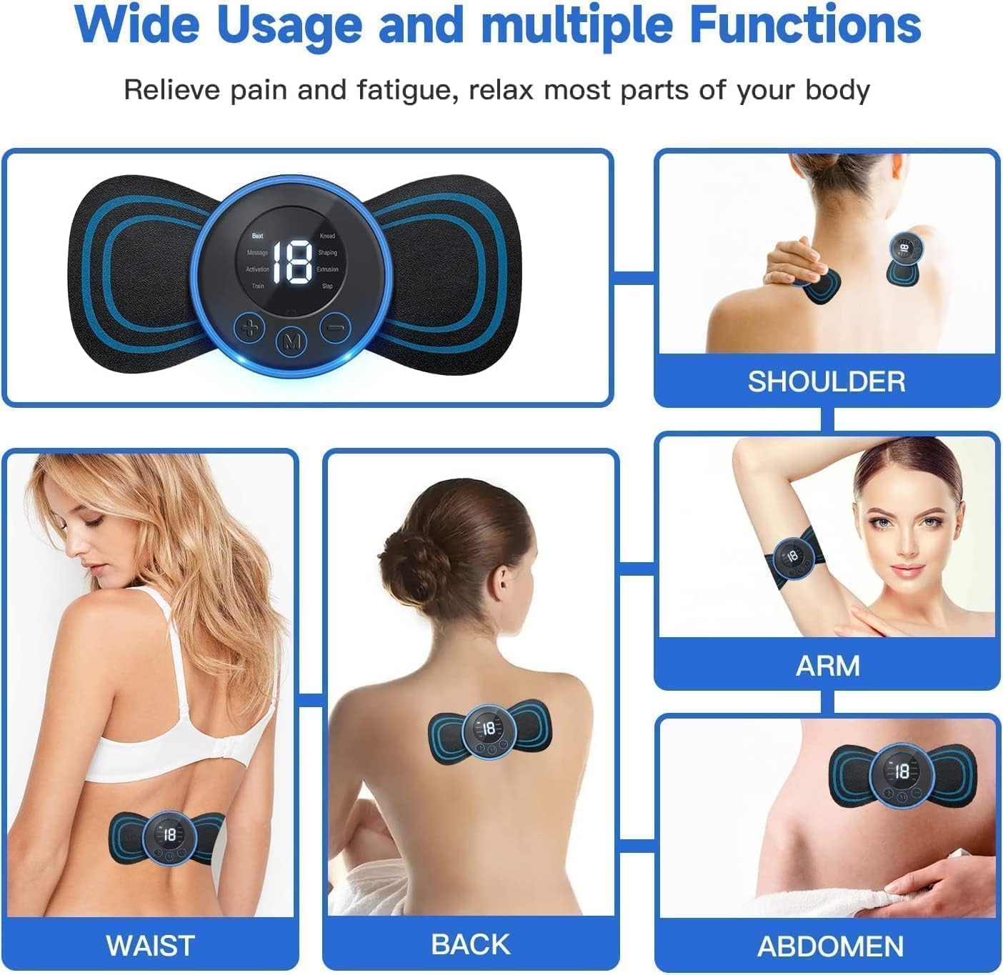 Wireless Mini Massager for Neck & Body