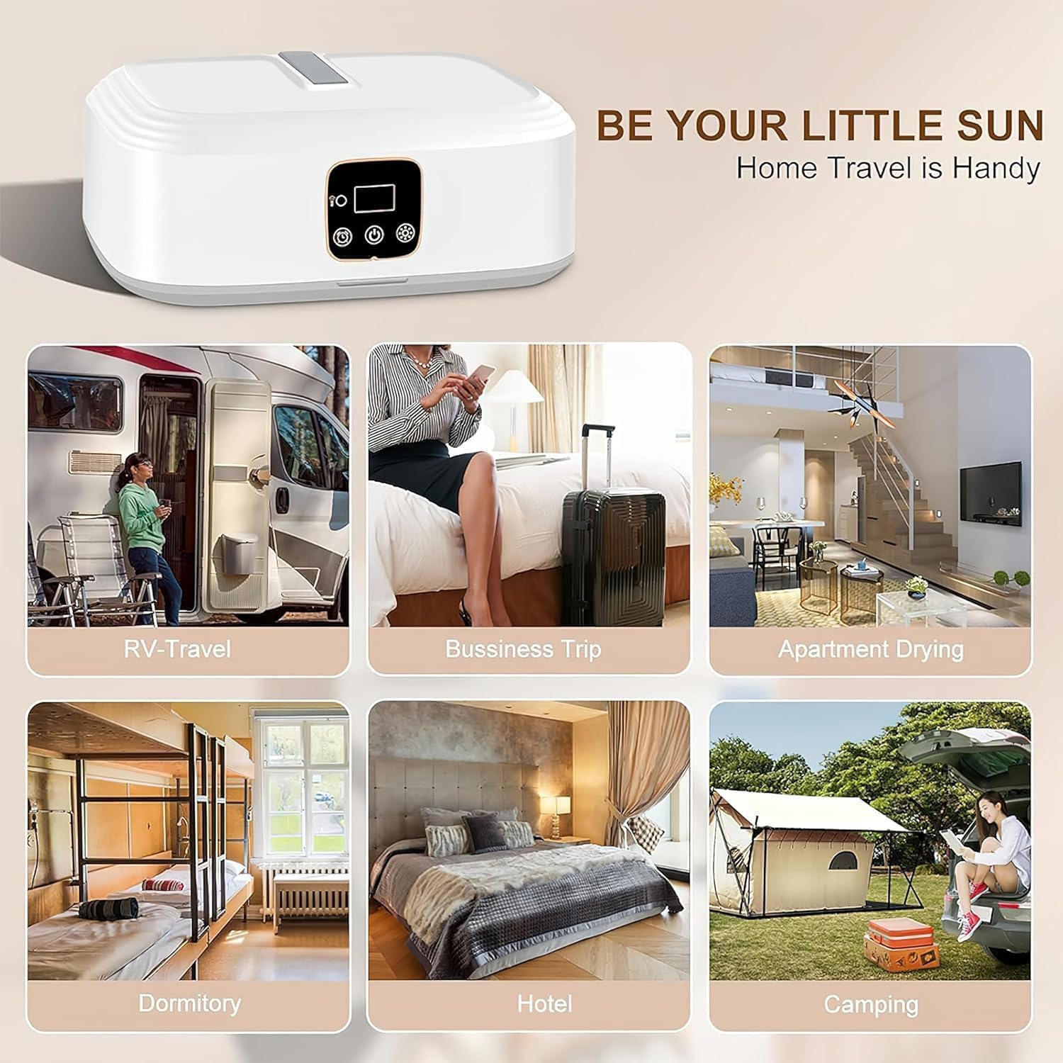 Portable Electric Clothes Dryer Machine with UV Sterilization