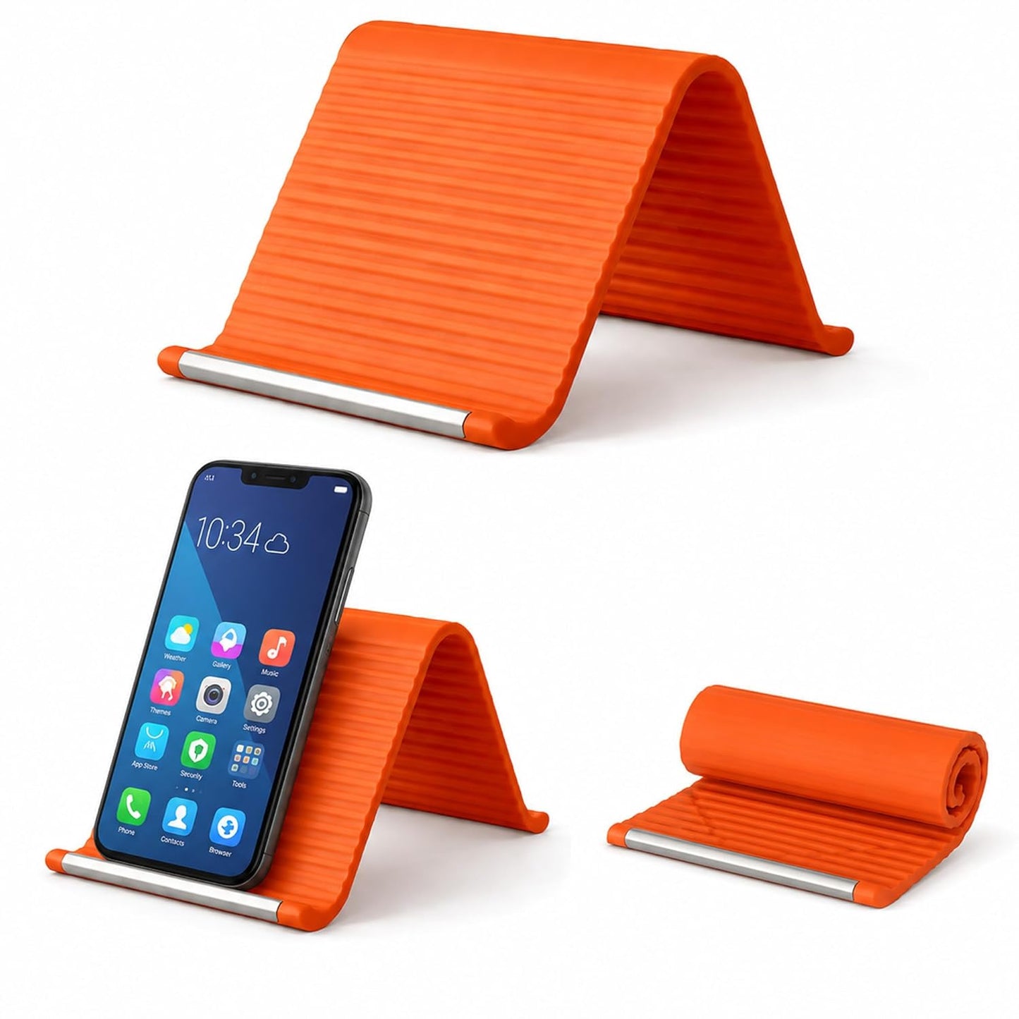 Flexible Silicone & Aluminum Phone & Tablet Stand