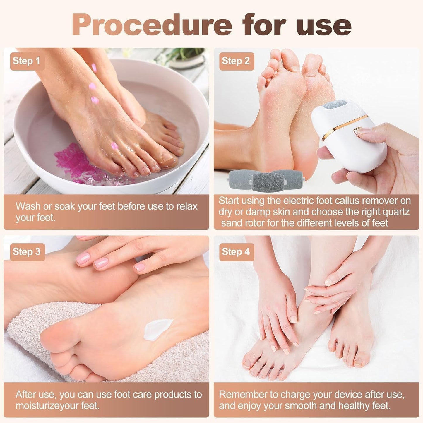 Electric Foot Callus & Dead Skin Remover
