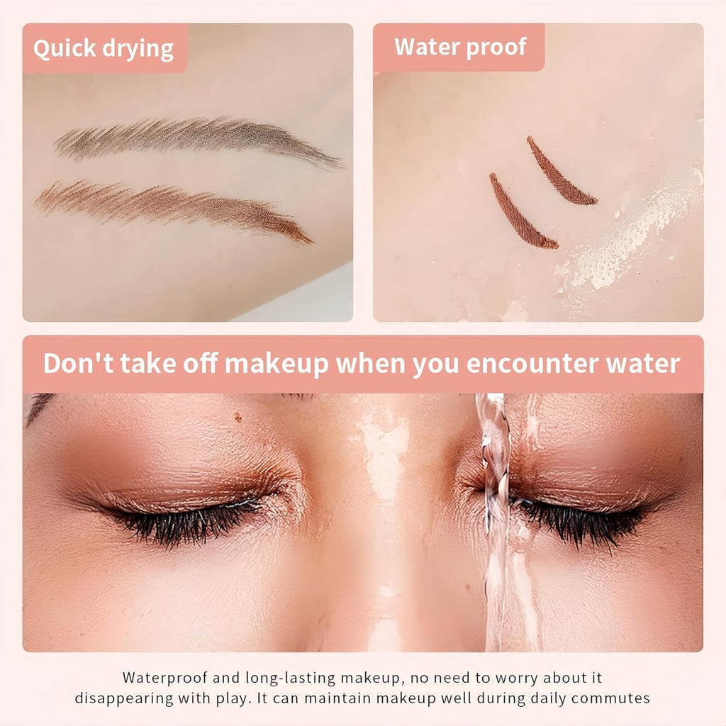 Starlight Wing | 2-in-1 Winged Eyeliner Stamp & Liquid Liner Pen | Waterproof Smudge-Proof Matte Black Format | Perfect Winged Cat Eye Makeup Tool