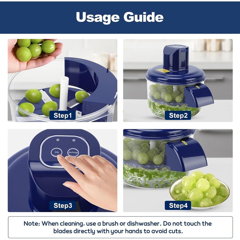 Electric Garlic and Fruit Peeler Machine | Automatic 5-Blade Skin Remover with 1300mAh Rechargeable Battery | 50W High Power Quick Peeling Tool