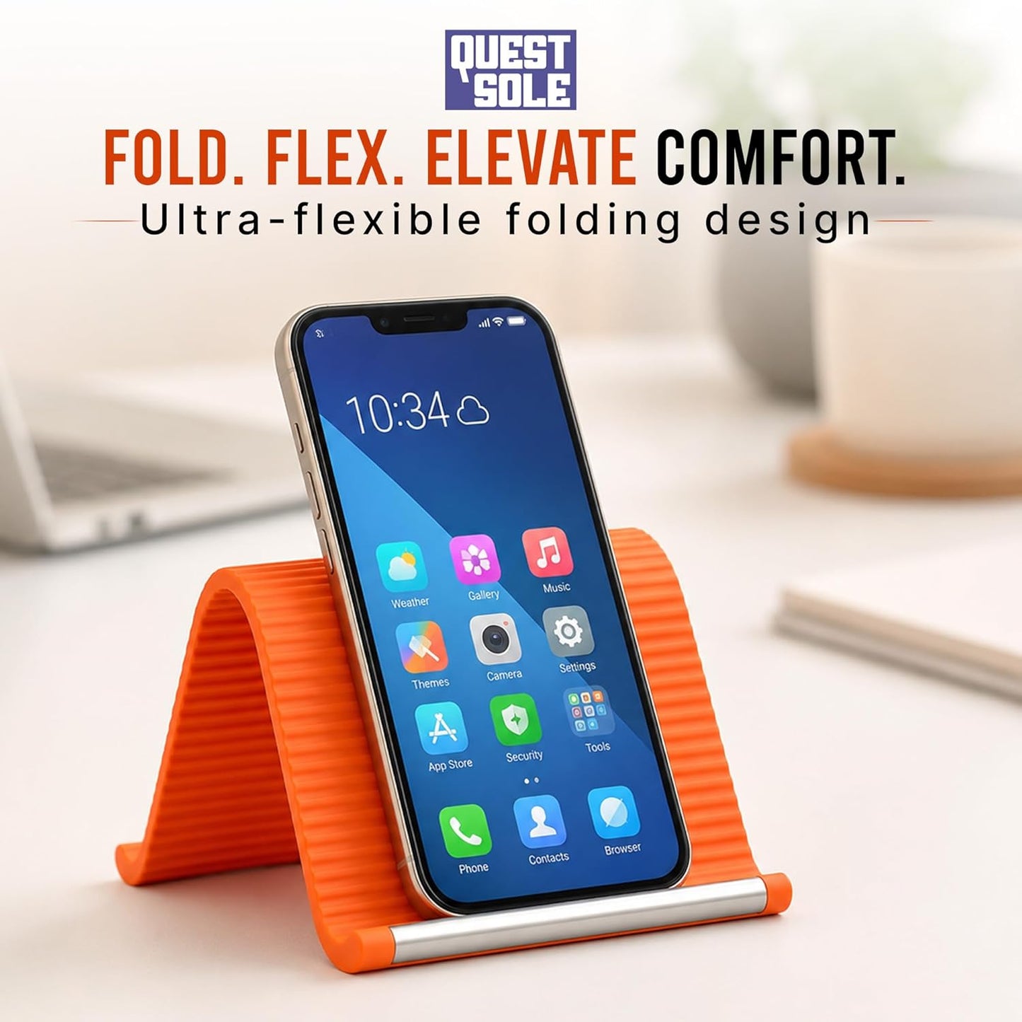 Flexible Silicone & Aluminum Phone & Tablet Stand