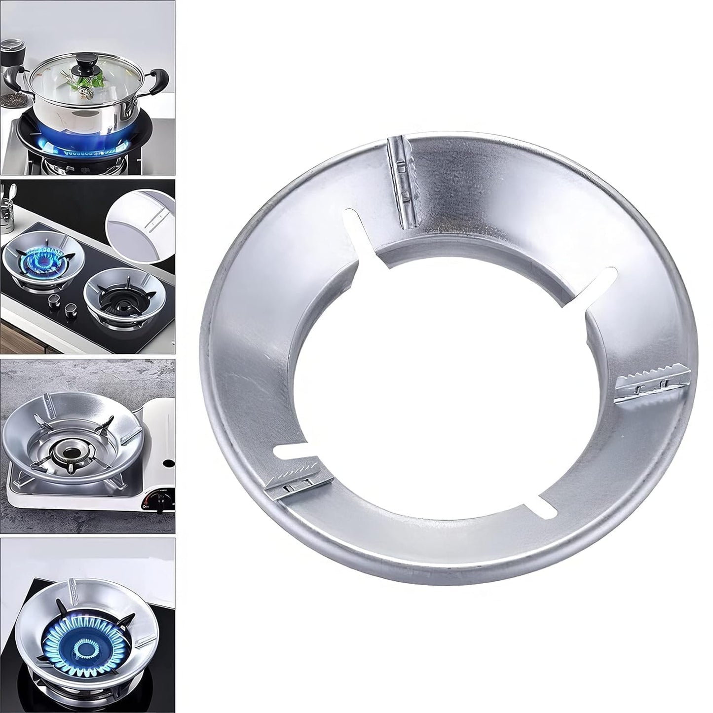 Stainless Steel Gas Saver Burner Stand (Pack of 2)