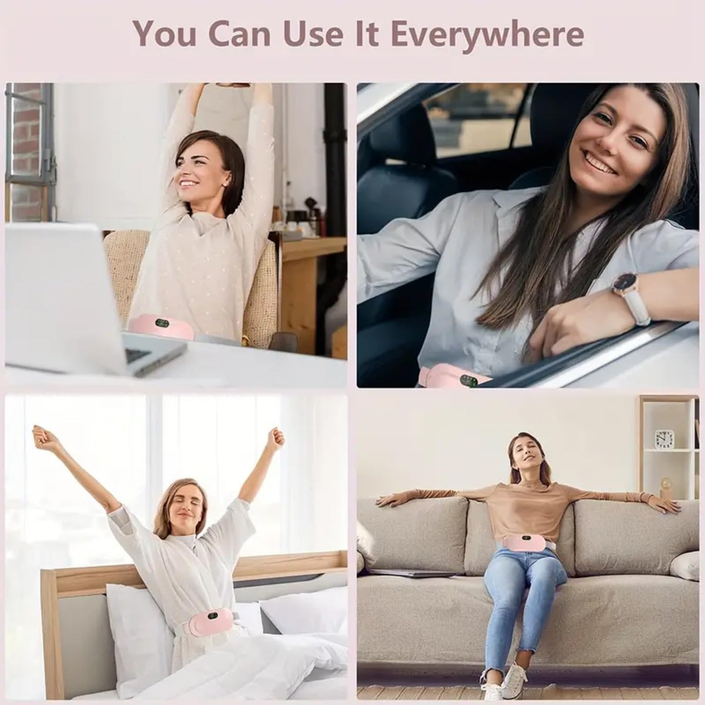 Period Cramp Relief Heating Belt