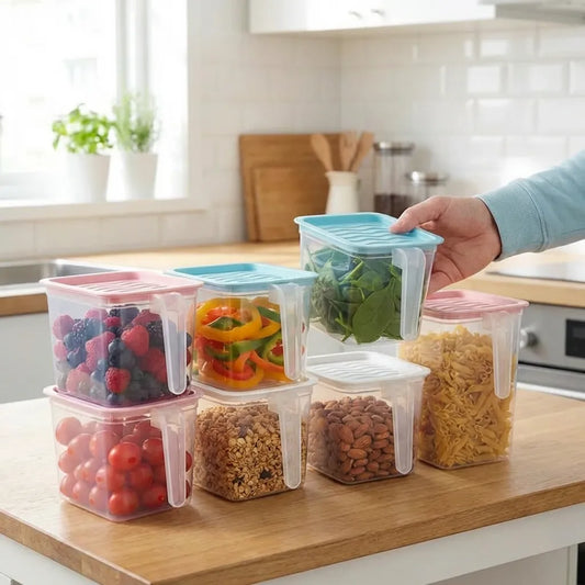 Unbreakable Kitchen Storage Baskets (Pack of 6)