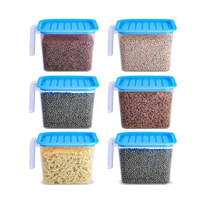 Unbreakable Kitchen Storage Baskets (Pack of 6)