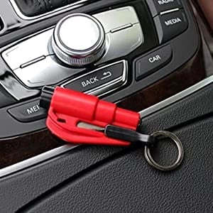 3-in-1 Emergency Mini Safety Hammer & Car Window Glass Breaker