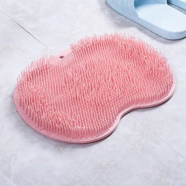 Silicone Body & Foot Scrubber Mat with Suction Cups