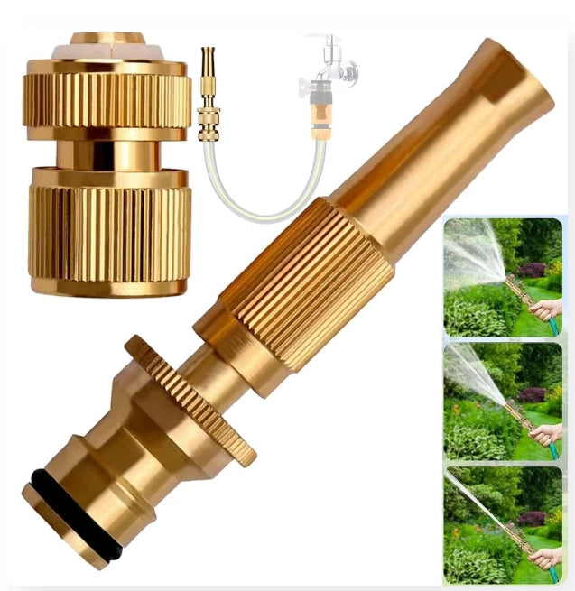 High Pressure Brass Water Hose Nozzle