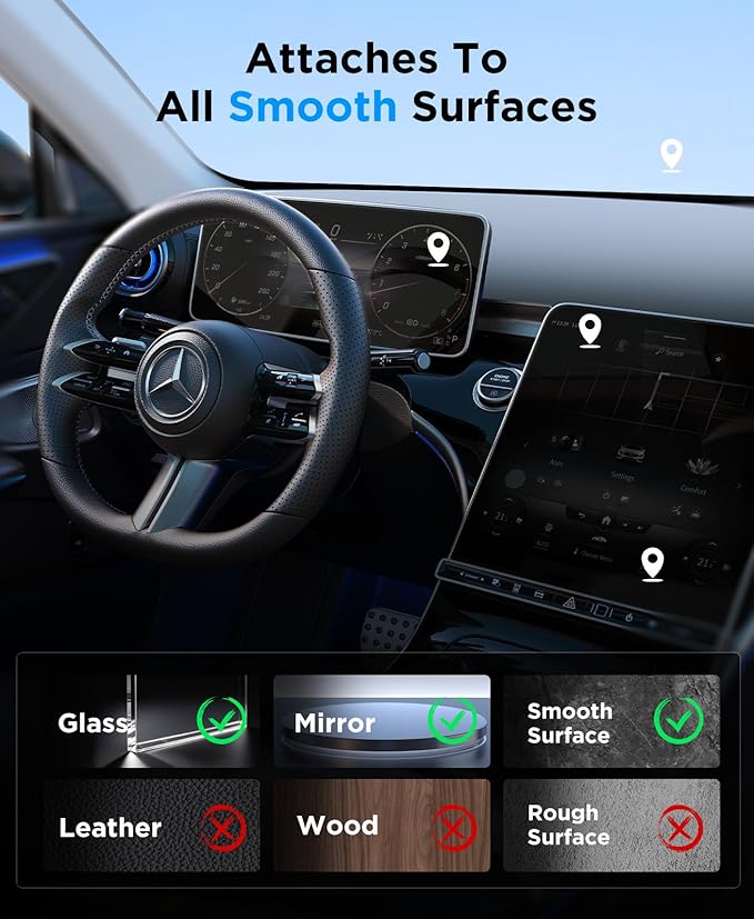 360° Adjustable Magnetic Dashboard Phone Mount