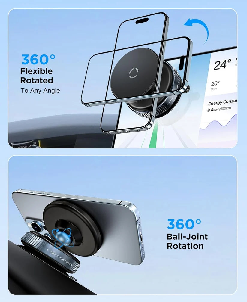 360° Adjustable Magnetic Dashboard Phone Mount