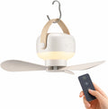 Portable Mini Cooling Fan with LED Light & Remote