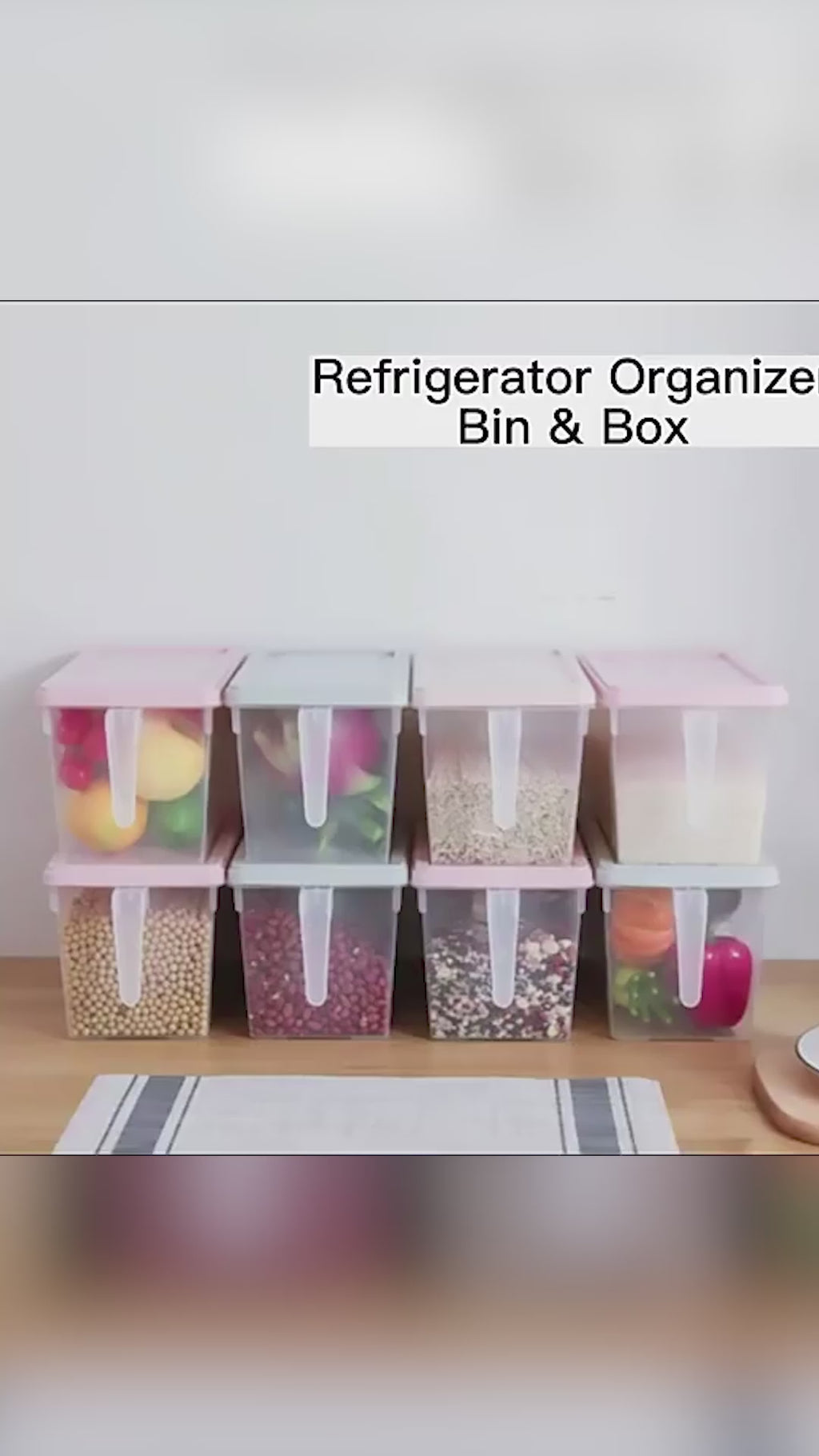 Unbreakable Kitchen Storage Baskets (Pack of 6)